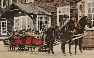 Sled with team and bells