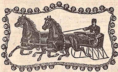 Advertisement for metal-strap sleigh bells