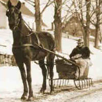 Sleigh with shaft chime