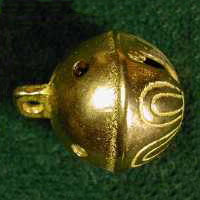 New bell with cast hole in its shank