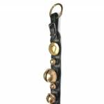 Display strap with 15 bells, 2 buckle covers, top buckle, bottom ring