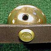 Back of bell with new screw fastener